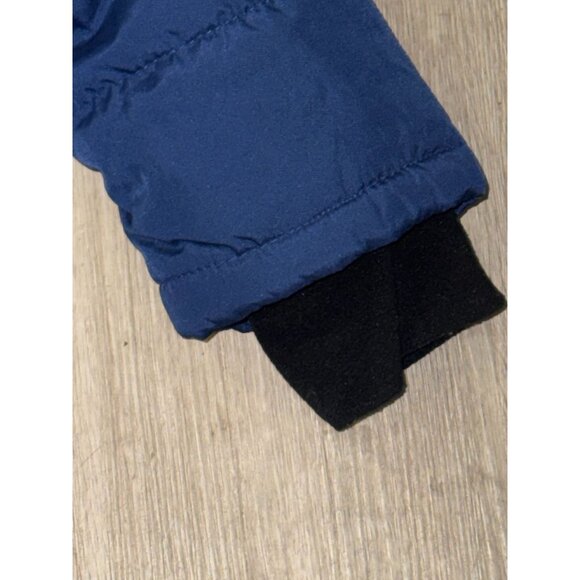Hawke & Co Outfitter Blue Parka Coat With Faux Fur Hood Size 7/8 - Picture 5 of 8